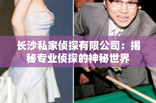 长沙私家侦探有限公司：揭秘专业侦探的神秘世界
