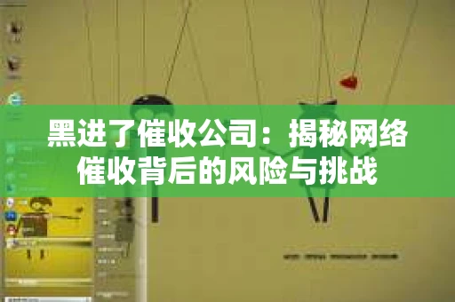 黑进了催收公司：揭秘网络催收背后的风险与挑战