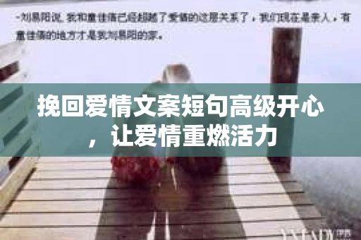 挽回爱情文案短句高级开心，让爱情重燃活力