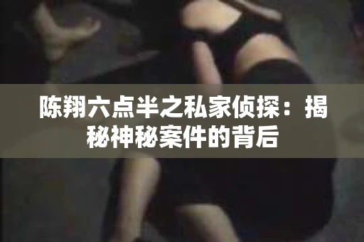 陈翔六点半之私家侦探：揭秘神秘案件的背后