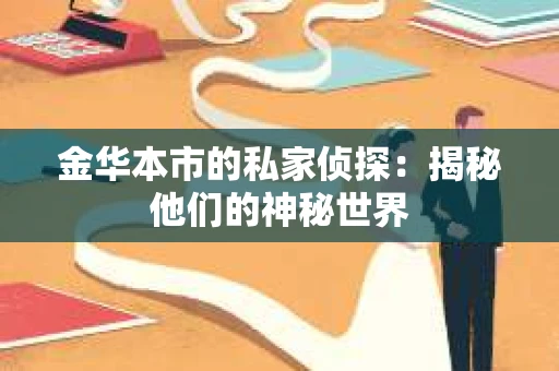 金华本市的私家侦探：揭秘他们的神秘世界