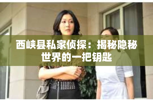 西峡县私家侦探：揭秘隐秘世界的一把钥匙