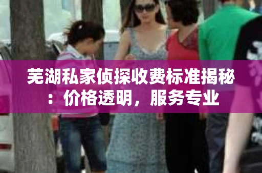 芜湖私家侦探收费标准揭秘：价格透明，服务专业