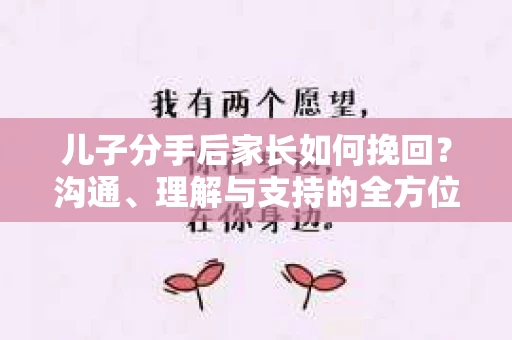 儿子分手后家长如何挽回？沟通、理解与支持的全方位策略